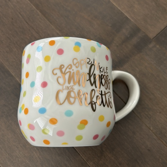 ALL SHE WROTE NOTES Ceramic Sprinkle Kindness Like Confetti Mug, Happiness, Love - Picture 3 of 9